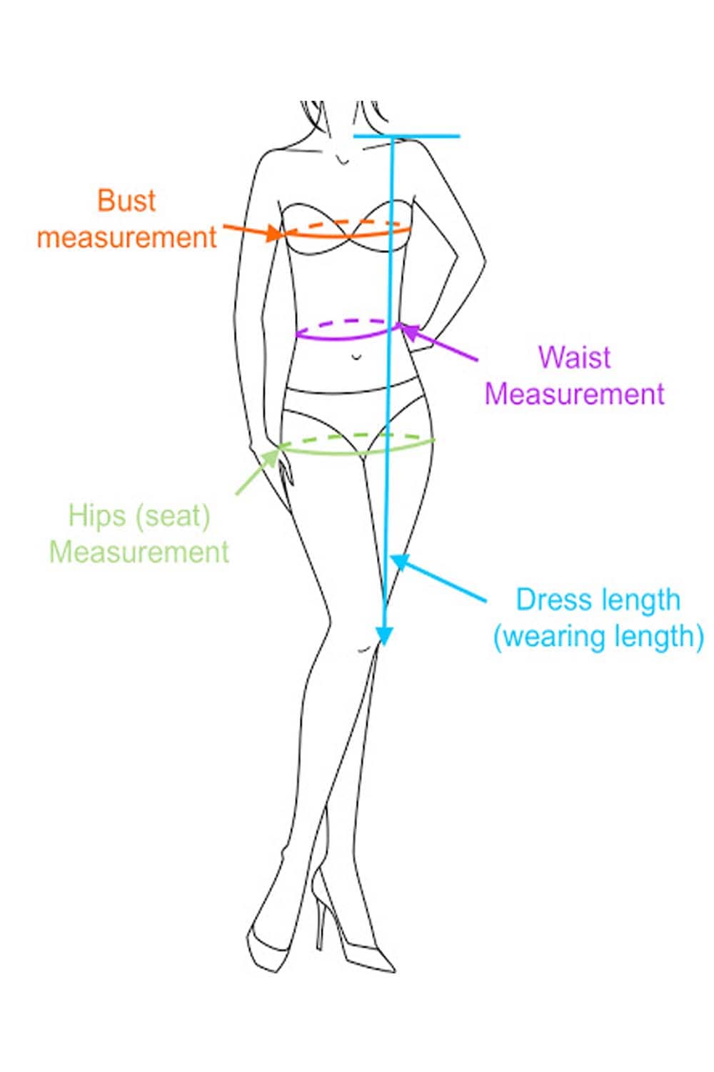 women-dress-measurement